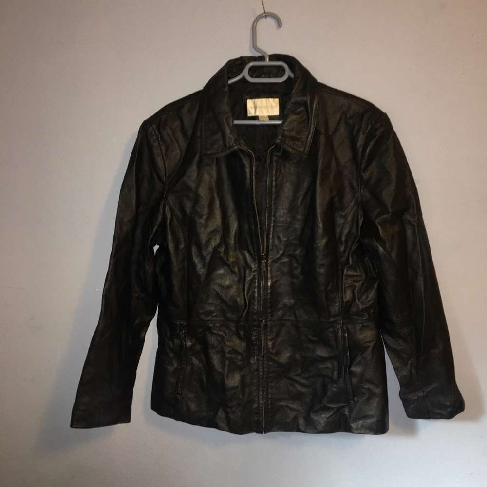 Leather jacket